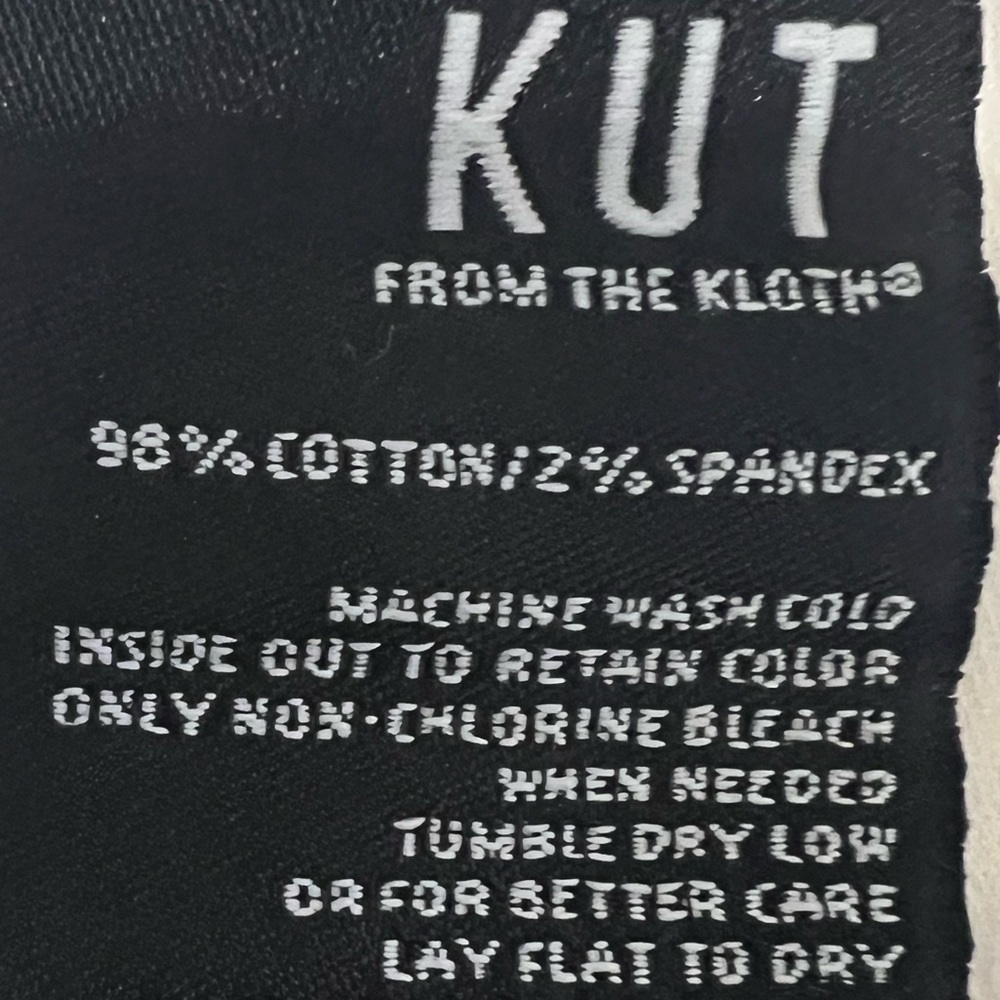 Kut from the Cloth Stella Optic White High Rise Flare Jean - Picture 11 of 15